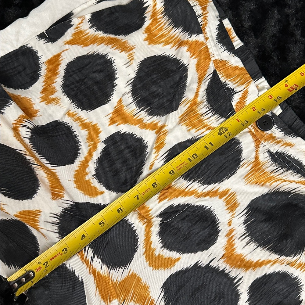 Anthropologie Maeve Wellesley geometric print pants Sz 14 - Picture 7 of 9